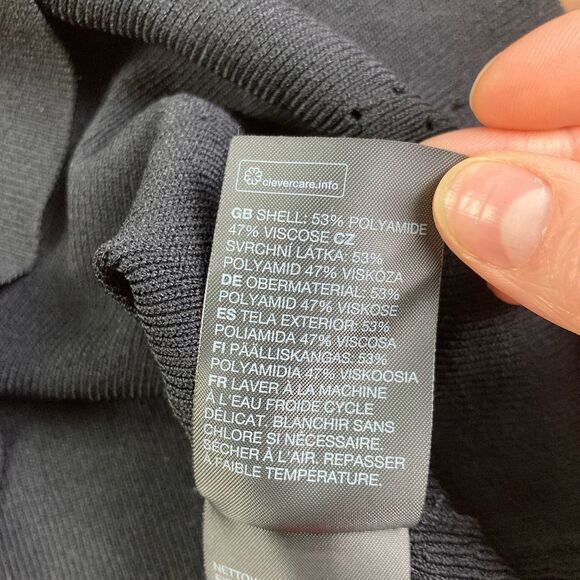 Paris Atelier & Other Stories Large Women Black Tank Top Knit Lasercut Basic EUC - Picture 8 of 9